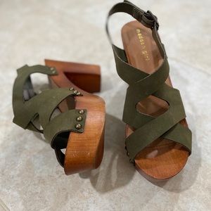 Madden girl green platform